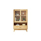 Modern Style Bookshelf Closed Back Standard Wooden Bookcase for Home