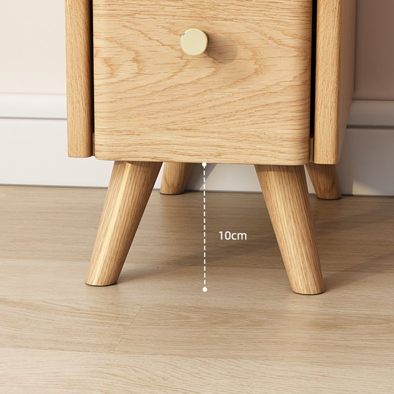 Estantes de la mesa de acento de almacenamiento abierto con la mesa nocturna de la mesa nocturna