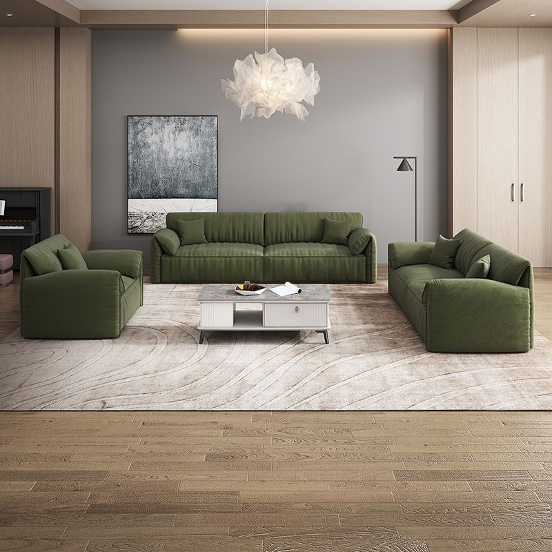 Velvet bank 37,40 "D x 31,49" H kussen bovenarmbus voor woonkamer