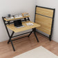 Contemporary Style Folding Home Office Desk Rectangular Trestle Writing Desk Clearhalo 'furn' 'furn_office_desk' 'Furniture' 'Office Desks' 'Office Furniture' 'office_desk' 1200x1200_b121061d-61c1-49c2-bdfa-8419ea6b78cf