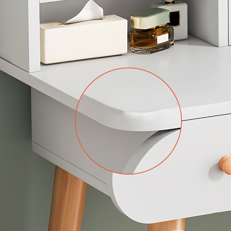 Scandinavische slaapkamer opbergdoos staan ​​rechte voeten ijdelheid bureau