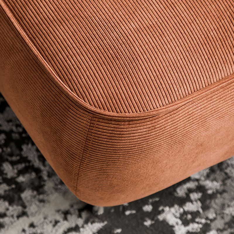 Corduroy 25.98" Wide Armless Chair Basic Four Leg Chair for Living Room Clearhalo 'Accent Chairs' 'accent_chairs' 'Chairs & Seating' 'furn' 'furn_accent_chairs' 'Furniture' 'Living Room Furniture' 1200x1200_b1297097-e840-4270-8569-245deb9c15cf