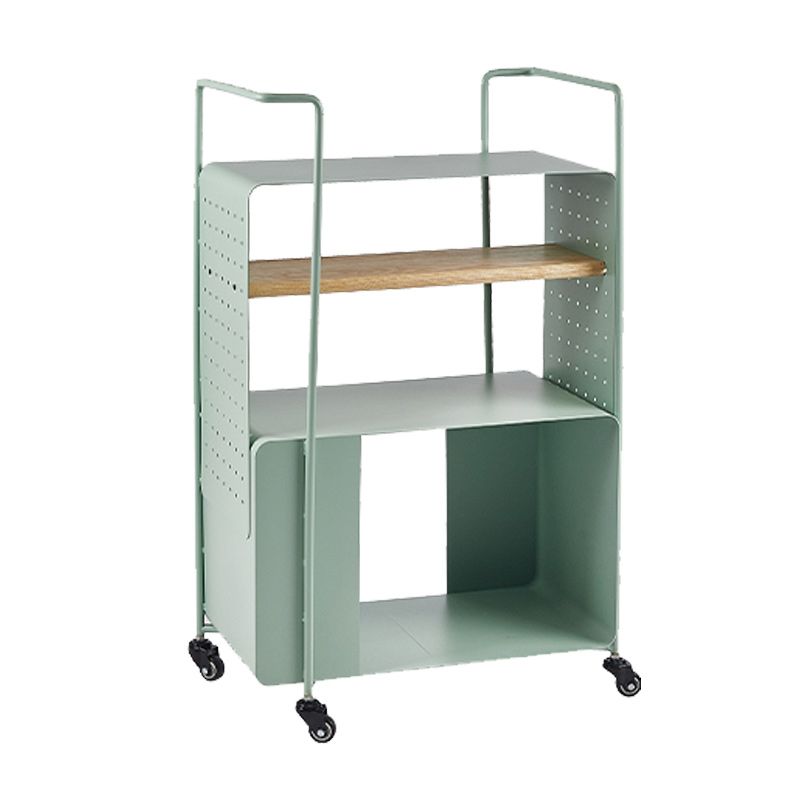 Mesa lateral rectangular de mediados de siglo 36.6 "mesa de esquina de metal de alto