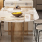 Free Form Modern Dining Table Stone Top Dinette Table with Acrylic Base Clearhalo 'Dining Tables & Seating' 'Dining Tables' 'dining_table' 'furn' 'furn_dining_table' 'Furniture' 'Kitchen & Dining Furniture' 1200x1200_b12bdd66-0667-4dc4-9b15-94cb618e9e75