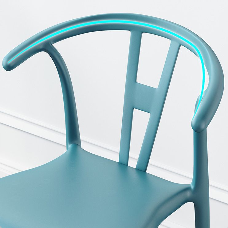 Modern Style Plastic Dining Chairs Dining Stackable Side Chair for Kitchen Clearhalo ' kitchen&dining_furn' 'Dining Chairs' 'Dining Tables & Seating' 'dining_chair' 'furn' 'furn_dining_chair' 'Furniture' 'furniture_dining_chair' 'Kitchen & Dining Furniture' 'kitchen' 1200x1200_b12dc358-6688-4c11-8481-f5b7a9f5d79c