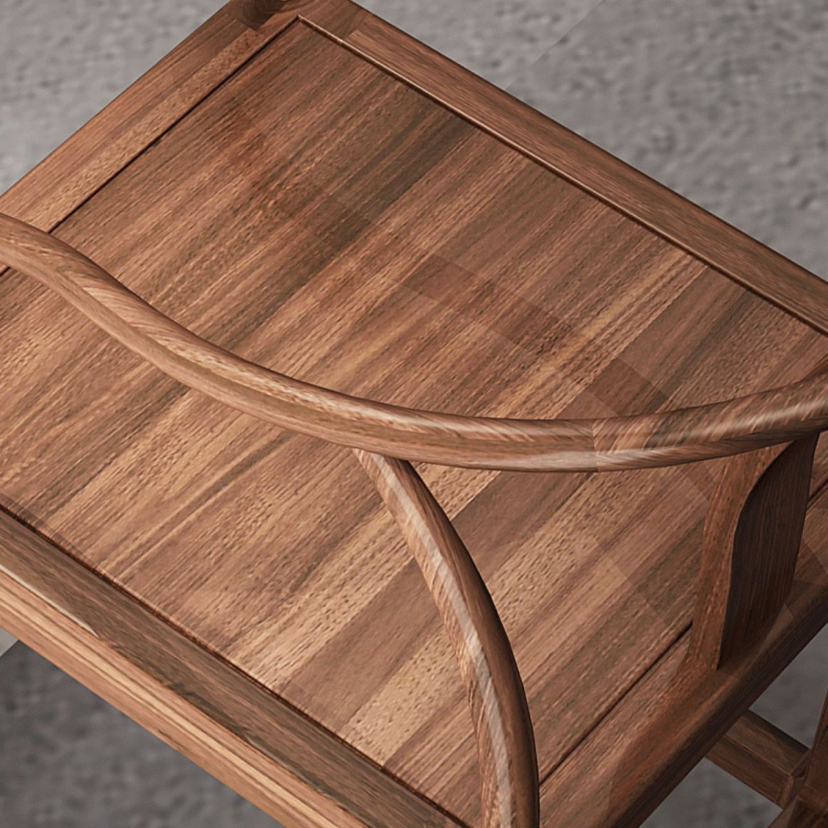 Traditionele stijl eetgel stoel stoere houten stoel stoel voor thuis