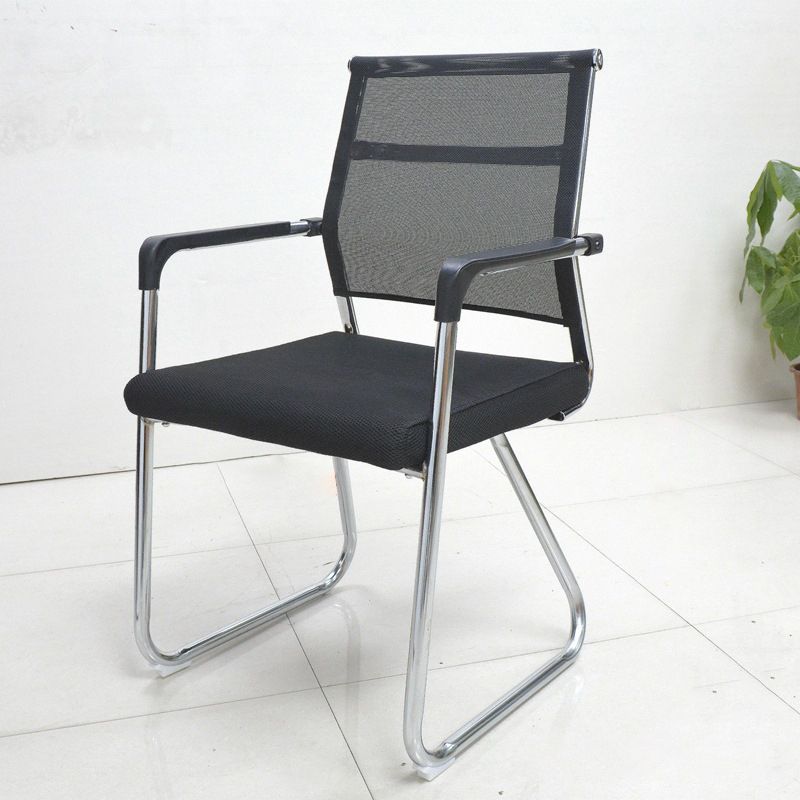 Contemporary Conference Chair Ergonomic No Wheels Office Chair Clearhalo 'furn' 'furn_office_chair' 'Furniture' 'Office Chairs' 'Office Furniture' 'office_chair' 1200x1200_b1309262-54c1-45ea-bea5-d90d6097440f