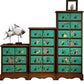 Coffre de rangement vertical en bois côtier pour lingerie, pour chambre à coucher