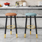 Scandinavian Style Steel Legs Bar-stool Round Seat Single Counter Stool for Kitchen Bar Clearhalo 'Bar Furniture' 'Bar Stools' 'bar_stools' 'furn' 'furn_bar_stools' 'furniture_bar_stools' 'Kitchen & Dining Furniture' 'kitchen&dining_furn' 'kitchen' 'kitchen_furn' Furniture' 1200x1200_b135aa22-828b-4704-8c37-755b964b3646