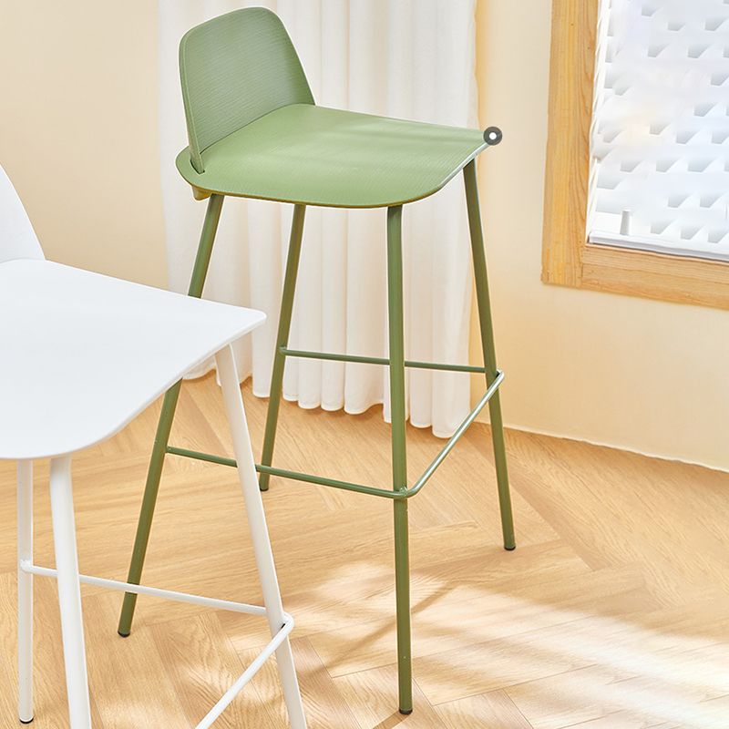 Low Back Counter Stools Modern Footrest Plastic Indoor Bar & Counter Stool Clearhalo 'Bar Furniture' 'Bar Stools' 'bar_stools' 'furn' 'furn_bar_stools' 'Furniture' 'Kitchen & Dining Furniture' 1200x1200_b135f685-544f-4303-b197-f5d7192fb834