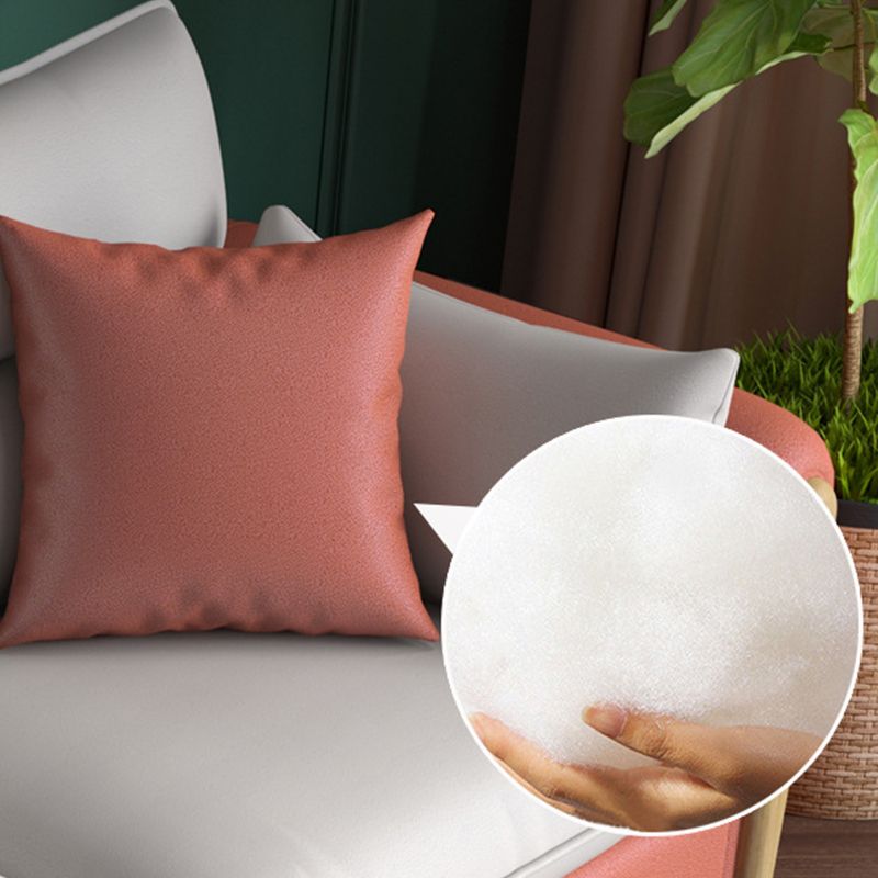 Divano sezionale del braccio rotondo con ottoman sezionale in pelle finta