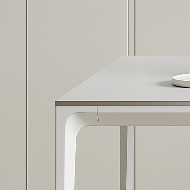 Modern Style Dining Table Sintered Stone Rectangle 4 Legs Table Clearhalo 'Dining Tables & Seating' 'Dining Tables' 'dining_table' 'furn' 'furn_dining_table' 'Furniture' 'Kitchen & Dining Furniture' 1200x1200_b138ffd0-fb7a-48e3-bcf7-00450ff0a85b