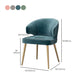 Metal Glam Style Side Chair Wingback Arm Chair with Gold Legs Clearhalo 'Dining Chairs' 'Dining Tables & Seating' 'dining_chair' 'furn' 'furn_dining_chair' 'Furniture' 'Kitchen & Dining Furniture' 1200x1200_b140997b-aaca-4de8-8b54-dfd1dcceee62