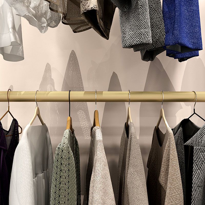 Contemporáneo Hall Tree Metal enmarcado 2 colgante de entrada de riel colgante