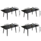 Modern Home Sintered Stone Dining Table Rectangular Table with Carbon Steel Legs Clearhalo ' dining_table' 'Dining Tables & Seating' 'Dining Tables' 'furn' 'furn_dining_table' 'Furniture' 'furniture_dining_table' 'Kitchen & Dining Furniture' 'kitchen&dining_furn' 'kitchen' 'kitchen_dining_table' 1200x1200_b141d6cc-dd64-4ac3-a6da-6afe57de22fe