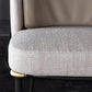 Glam Parsons Side Chair Linen Indoor Dining Chair for Living Room