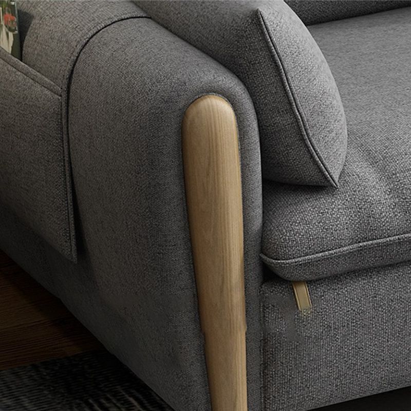 Nordic Living Room Sofa Pillow Top Arm Cushions Wooden Sofa Chaise Clearhalo 'furn' 'furn_sectionals' 'Furniture' 'Living Room Furniture' 'Sectionals' 1200x1200_b142cc48-1c85-4efc-b609-3f4245c5dacb