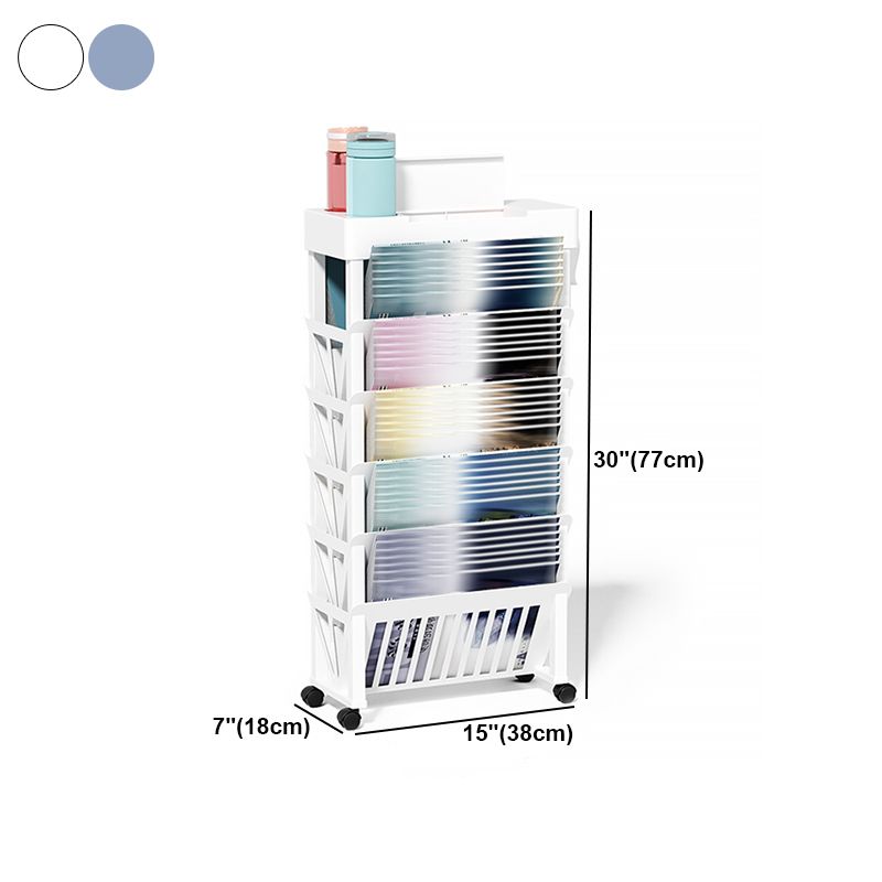 Plastic Closed Back Geometric Bookshelf Contemporary Bookshelf for Classroom Clearhalo 'Bookcases' 'furn' 'furn_bookcases' 'Furniture' 'furniture_bookcases' 'kitchen' 'kitchen_bookcases' 'Living Room Furniture' 'Office Furniture' 1200x1200_b143fc9c-9644-48d9-8fe3-e5b353ee9e00