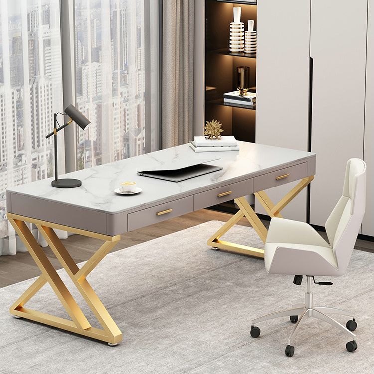Escritorio de oficina rectangular glamor