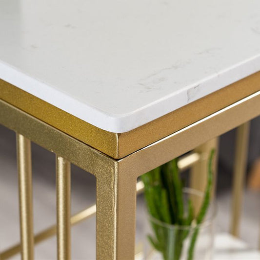 Modern 1/3 Pieces Bar Table Set Rectangle Stone Counter Table with High Stools for Cafe Clearhalo 'Bar Furniture' 'furn' 'furn_home_bar_bar_sets' 'Furniture' 'Home Bars & Bar Sets' 'home_bar_bar_sets' 'Kitchen & Dining Furniture' 1200x1200_b1444b96-35e0-4922-b053-9c7f8659eba3