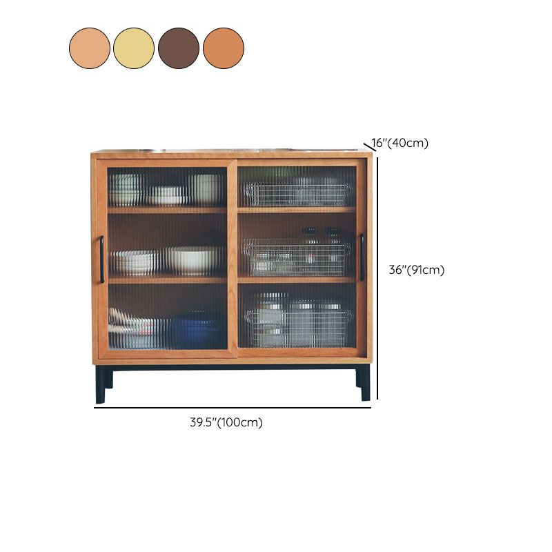 Scheda laterale in legno moderno minimalista casa rettangolare rettangolare con porta