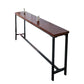 Industrial Style Solid Wood Bar Table Rectangle Bar Height Bar Dining Table Clearhalo 'Bar Furniture' 'Bar Tables' 'bar_tables' 'furn' 'furn_bar_tables' 'Furniture' 'Kitchen & Dining Furniture' 1200x1200_b146a5ed-2e4e-41e1-aa73-af19b54e032c