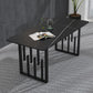 Traditional Luxury Dining Table Metal Double Pedestal Rectangle Counter Dining Table Clearhalo 'Dining Tables & Seating' 'Dining Tables' 'dining_table' 'furn' 'furn_dining_table' 'Furniture' 'furniture_dining_table' 'Kitchen & Dining Furniture' 'kitchen' 'kitchen_dining_table' 1200x1200_b14752e1-cf6b-4048-8b83-427c96dd42a7