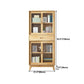 Natural Scandinavian Standard Bookcase Pine Wood Bookcase with Door Clearhalo 'Bookcases' 'furn' 'furn_bookcases' 'Furniture' 'furniture_bookcases' 'Office Furniture' 1200x1200_b1479217-31f0-44c2-aae7-c0026bd98d26