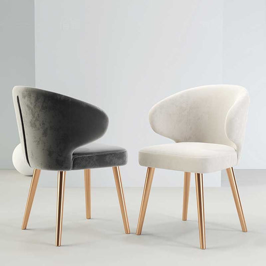 Modern Indoor-Outdoor Chair Metal Dining Wingback Armless Chair for Kitchen Clearhalo ' kitchen&dining_furn' 'Dining Chairs' 'Dining Tables & Seating' 'dining_chair' 'furn' 'furn_dining_chair' 'Furniture' 'furniture_dining_chair' 'Kitchen & Dining Furniture' 'kitchen' 1200x1200_b147a3d5-662c-48f5-ae84-b35d93775146