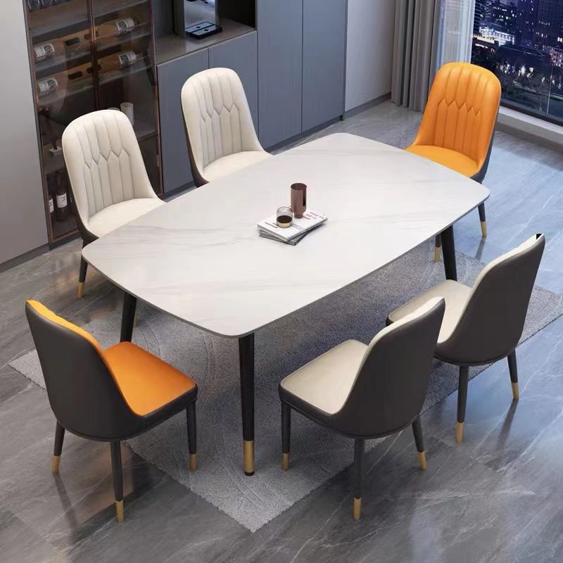 Tavolo da pranzo Simplicity Dining Room Tavolo da pranzo in pietra a 4 gambe
