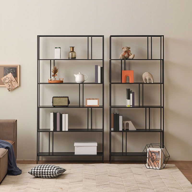Zeitgenössischer Stilbuchregal Metal Open Back Bookshelpe für Home Office