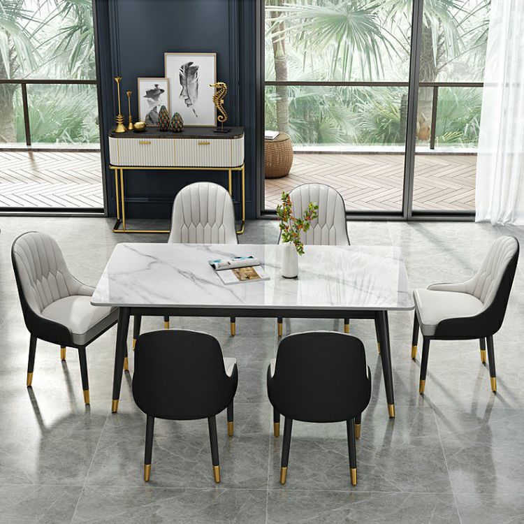 Simplicity Style Rectangle Home Furniture Stone Dining Table with 4-foot Clearhalo ' dining_table' 'Accueil' 'Cuisine et Meubles de Salle √† Manger' 'Dining Tables & Seating' 'Dining Tables' 'furn' 'furn_dining_table' 'Furniture' 'furniture_dining_table' 'Kitchen & Dining Furniture' 'kitchen&dining_furn' 'kitchen' 'kitchen_dining_table' 'Meubles' 'Tables de Salle √† Manger & Si√®ges' 'Tables √† Manger' 1200x1200_b14ed78e-0b95-4240-aa69-926088a0c911