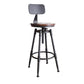 Industrial Style Round Seat Adjustable Height Counter Stool for Kitchen Bar Clearhalo 'Bar Furniture' 'Bar Stools' 'bar_stools' 'furn' 'furn_bar_stools' 'furniture_bar_stools' 'Kitchen & Dining Furniture' 'kitchen&dining_furn' 'kitchen' 'kitchen_furn' Furniture' 1200x1200_b14ee5e3-30f9-4185-bf44-df818504a109