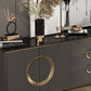 Tavolo da tavolo da tavolo a buffet glam tavolo da sideboard con cassetti per sala da pranzo