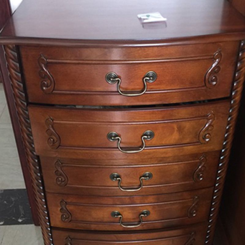 Traditionele opbergkist massief houten ladekast met 2/3/5 lades