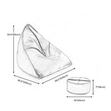 39.37" W x 39.37" D x 33.46" H Bonded Leather Accent Room Chair with Tight Back