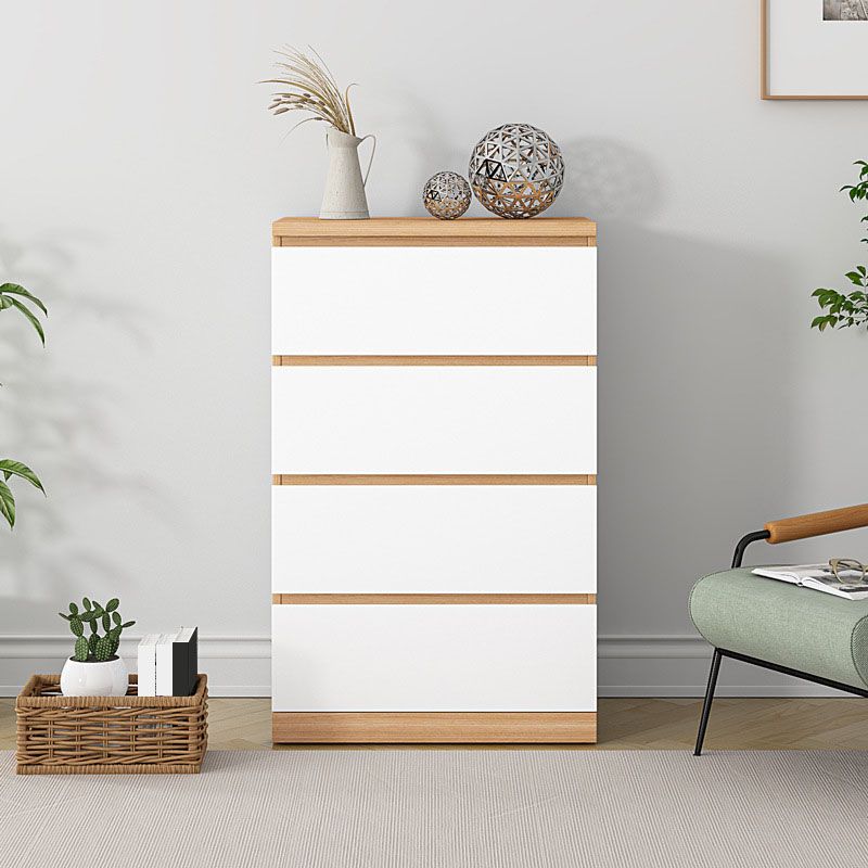 Cómoda de almacenamiento contemporánea Cómoda de madera de ingeniería para dormitorio con cajones