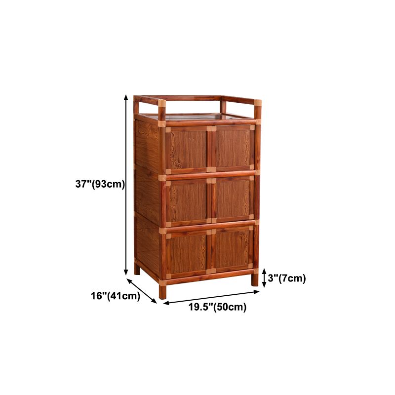 Sideboard in stile moderno Sideboard in metallo marrone per soggiorno