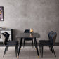 Metal Modern Rectangular Dining Table Sintered Stone Table for Kitchen and Dining Room Clearhalo ' dining_table' 'Dining Tables & Seating' 'Dining Tables' 'furn' 'furn_dining_table' 'Furniture' 'furniture_dining_table' 'Kitchen & Dining Furniture' 'kitchen&dining_furn' 'kitchen' 'kitchen_dining_table' 1200x1200_b15b27bf-dd4f-4589-af80-90befc34f032