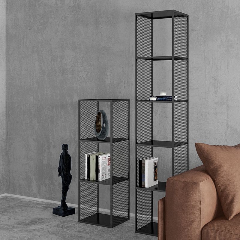 Industrial Metal Bookshelf Iron Open Back Bookcase for Office Clearhalo 'Bookcases' 'furn' 'furn_bookcases' 'Furniture' 'furniture_bookcases' 'Office Furniture' 1200x1200_b161345d-d310-420a-88ad-4d9c846be869