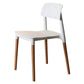 Nordic Style Dining Room Chair Open Back Dining Side Chair with Solid Wood Legs Clearhalo ' kitchen&dining_furn' 'Dining Chairs' 'Dining Tables & Seating' 'dining_chair' 'furn' 'furn_dining_chair' 'Furniture' 'furniture_dining_chair' 'Kitchen & Dining Furniture' 'kitchen' 1200x1200_b161b661-f8f1-4685-a4bb-59a3c2f9e69e