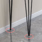 Modern Wood Rectangle Bar Table Metal Legs for Milk Tea Shop Clearhalo 'Bar Furniture' 'Bar Tables' 'bar_tables' 'furn' 'furn_bar_tables' 'Furniture' 'Kitchen & Dining Furniture' 1200x1200_b1670643-ae8e-411f-9db5-805c679f00d8