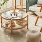 Tropical Round Cocktail Table Glass Top Coffee Cocktail Table Clearhalo 'Coffee & Accent Tables' 'Coffee Tables' 'coffee_tables' 'furn' 'furn_coffee_tables' 'Furniture' 'Living Room Furniture' 1200x1200_b1679d60-0835-4ae7-99aa-45b38af7f84d