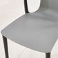 Silla de comedor de plástico sin brazo de comedor moderno
