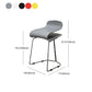 Nordic Stainless Steel Barstool Simple Indoor Tall Stool with Plastic Seat Clearhalo 'Bar Furniture' 'Bar Stools' 'bar_stools' 'furn' 'furn_bar_stools' 'furniture_bar_stools' 'Kitchen & Dining Furniture' 'kitchen&dining_furn' 'kitchen' 'kitchen_furn' Furniture' 1200x1200_b16a0121-f695-48e1-9cdb-1b456abe2aea