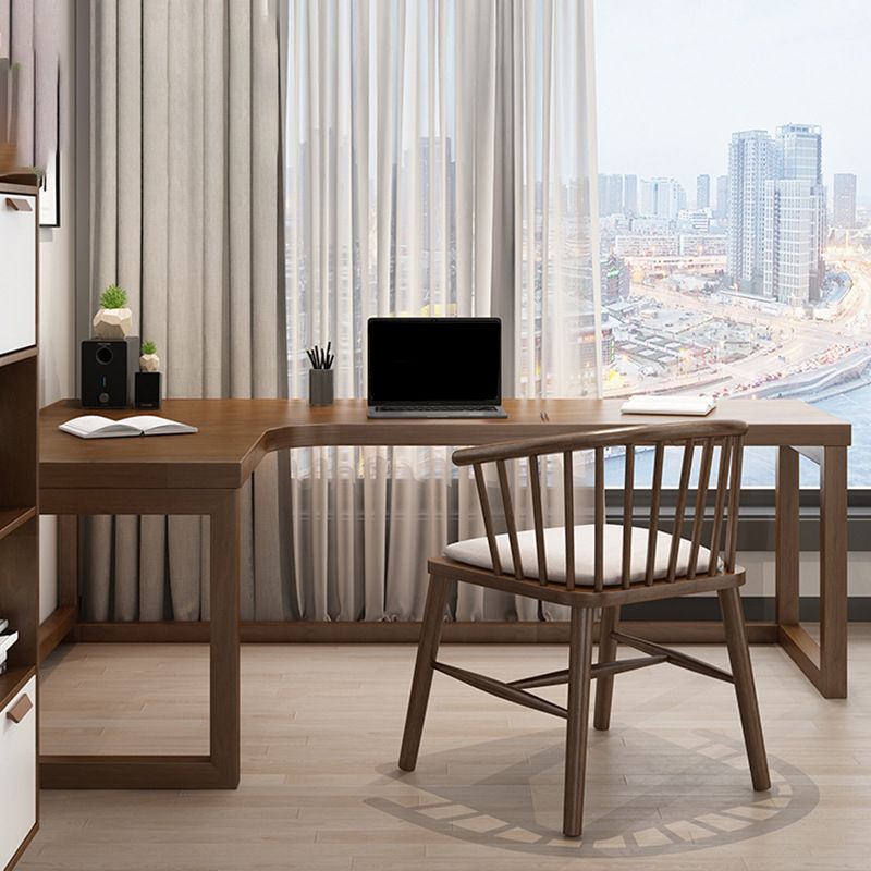 Modern Solid Wood Corner Writing Desk Sled Base 29.53-inch Tall Office Desk Clearhalo 'furn' 'furn_office_desk' 'Furniture' 'Office Desks' 'Office Furniture' 'office_desk' 1200x1200_b16cf158-a34f-435a-bb6a-f1355bbf3417