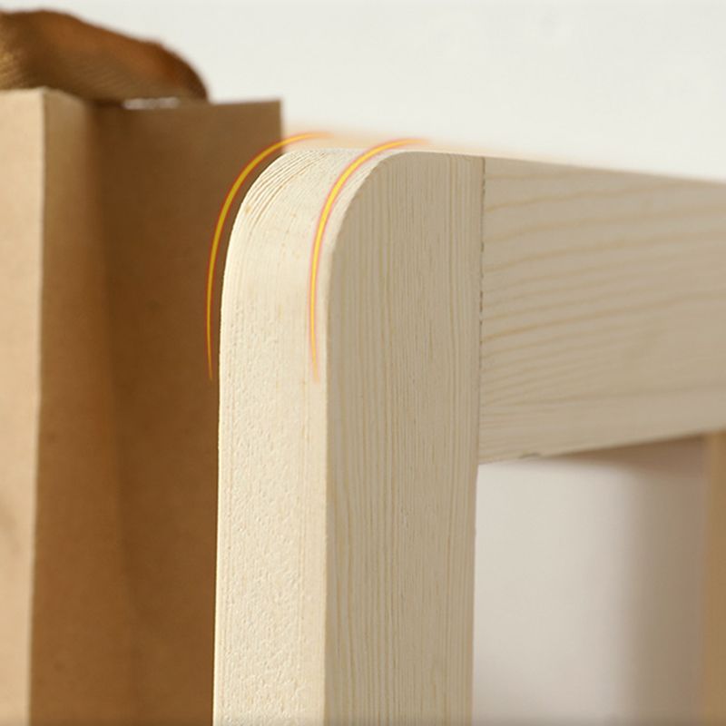 Scaffali di libreria scandinaviana a scaffali aperti per l'home office