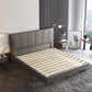 Wood and Upholstered Standard Bed Contemporary Panel Bed, 47" Tall Clearhalo 'Bedroom Furniture' 'Beds' 'furn' 'furn_beds' 'Furniture' 1200x1200_b173e746-459a-4df7-b6a6-568f812305dc