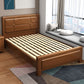 Cabecero de madera maciza Cama estándar Cama rectangular con patas personalizadas