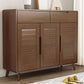 Brown/Natural Door Cabinet 39.37"H Modern Accent Cabinet with Drawers Clearhalo 'Cabinets & Chests' 'cabinets_chests' 'furn' 'furn_cabinets_chests' 'Furniture' 'Living Room Furniture' 1200x1200_b179d036-a10e-451d-b077-e1f277af053e